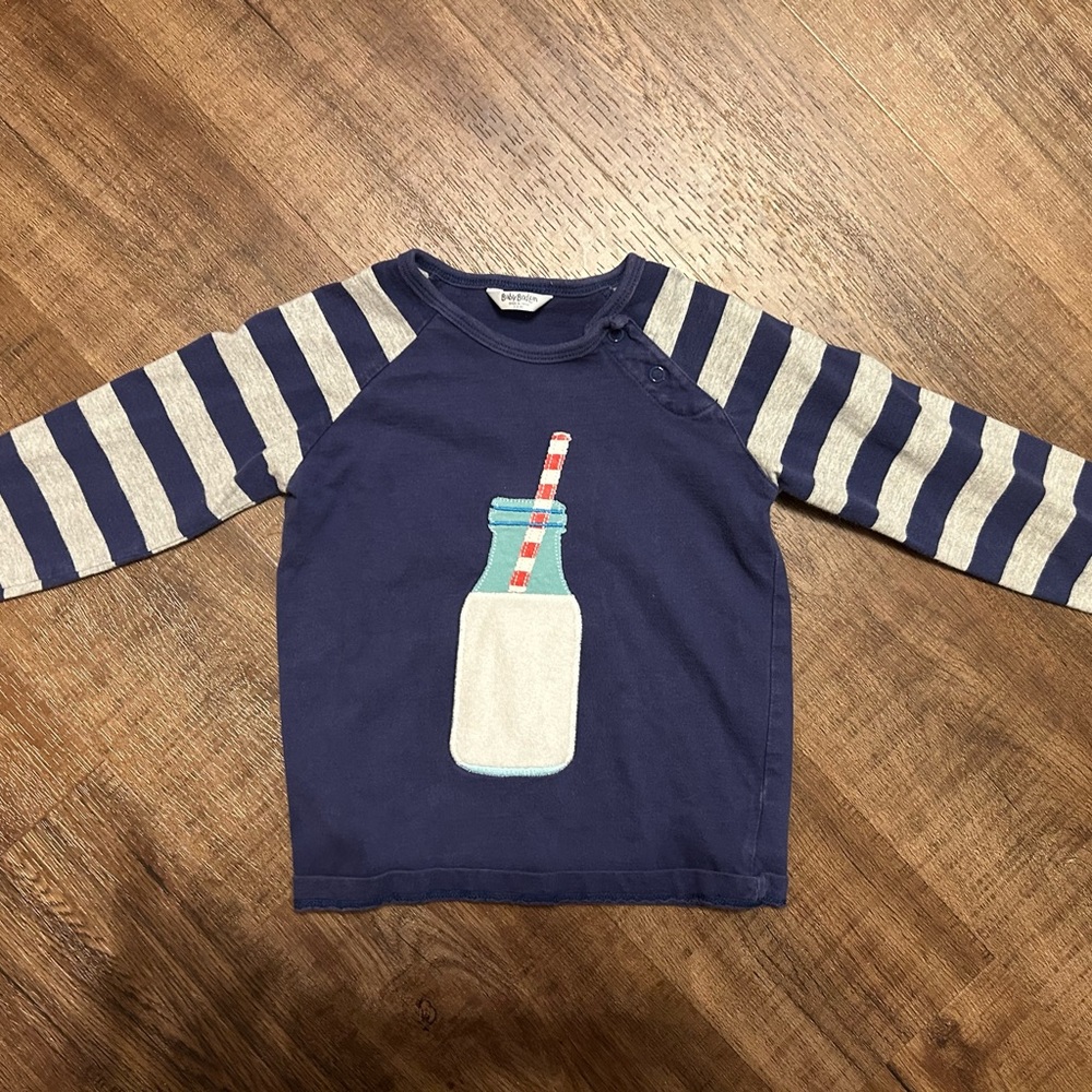 Baby Boden milk glass longsleeve